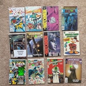 Comic Book Collection with Various Titles